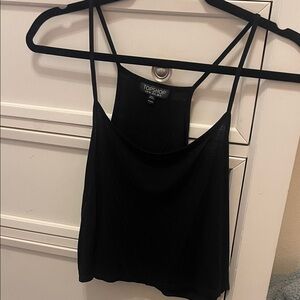Topshop Black Double-Strap Cami